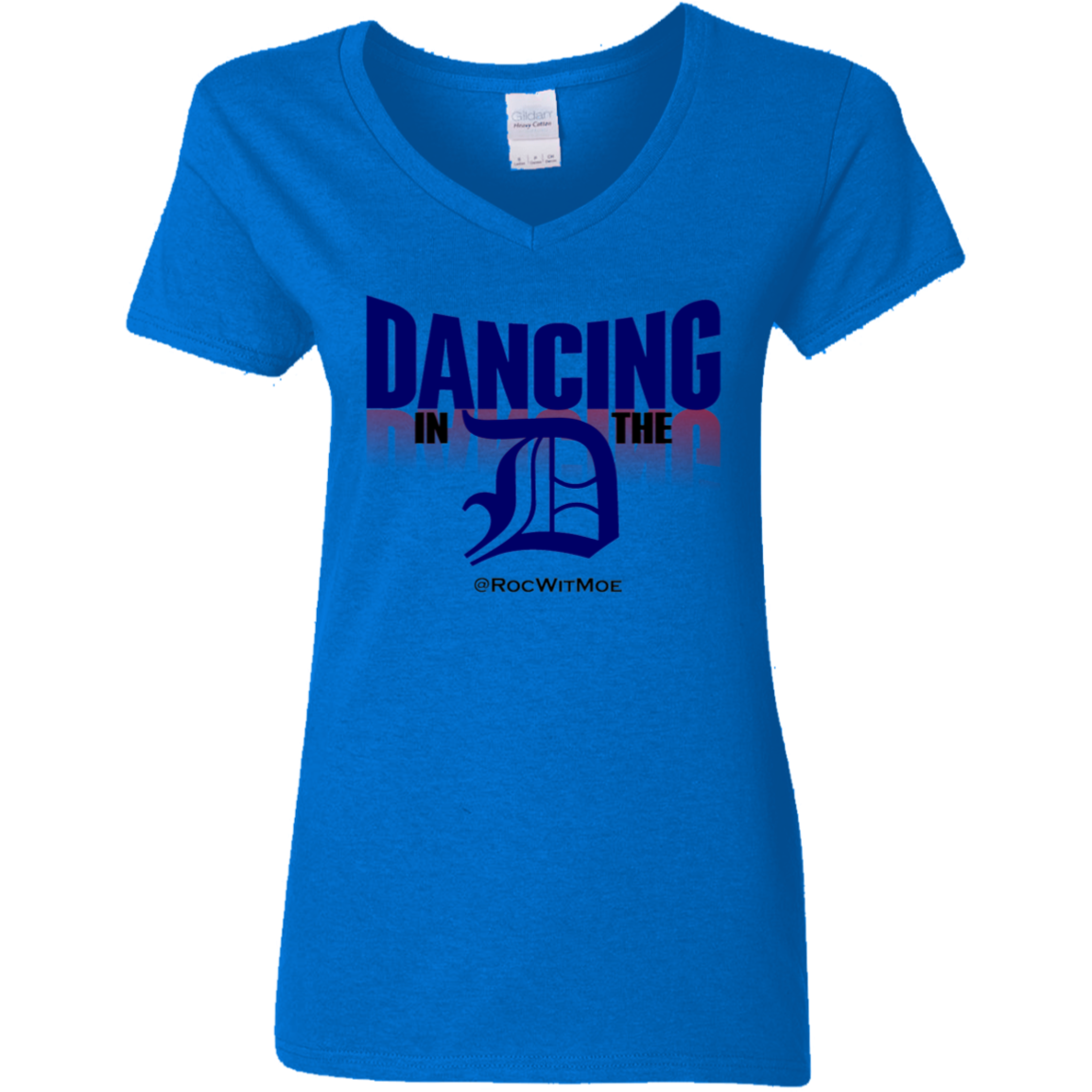 G500VL Ladies' 5.3 oz. V-Neck T-Shirt