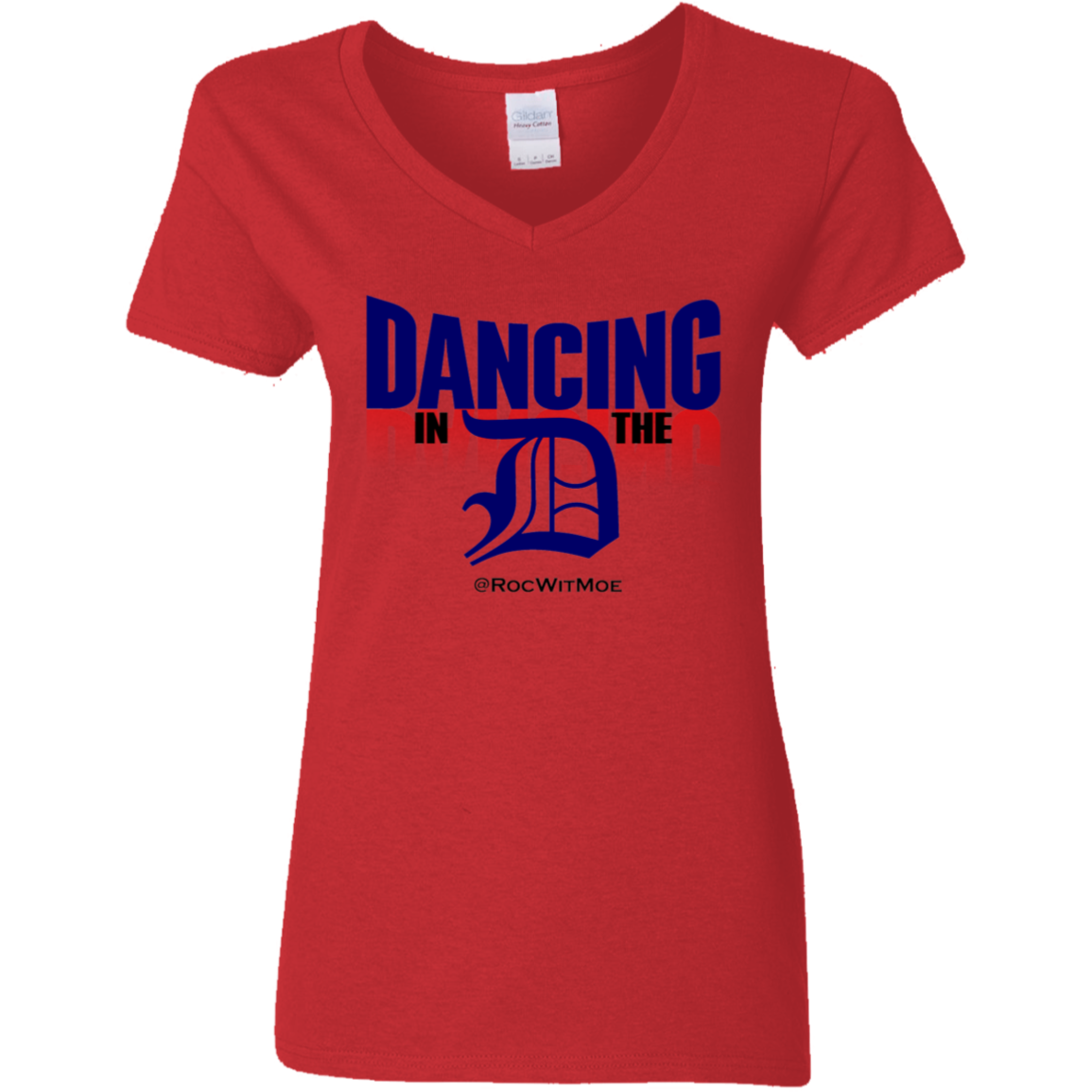 G500VL Ladies' 5.3 oz. V-Neck T-Shirt