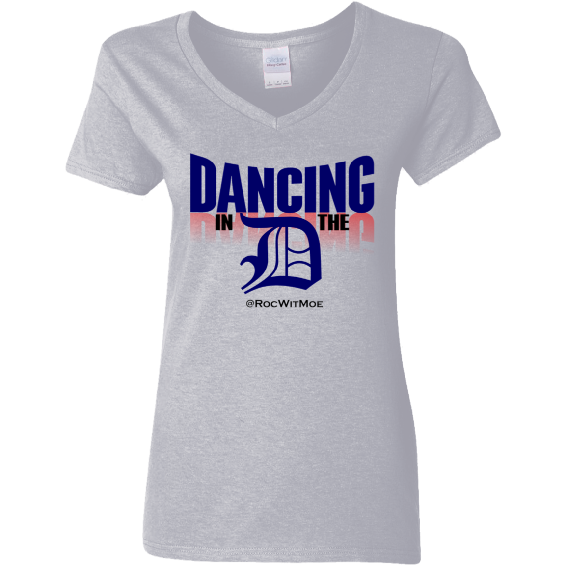 G500VL Ladies' 5.3 oz. V-Neck T-Shirt