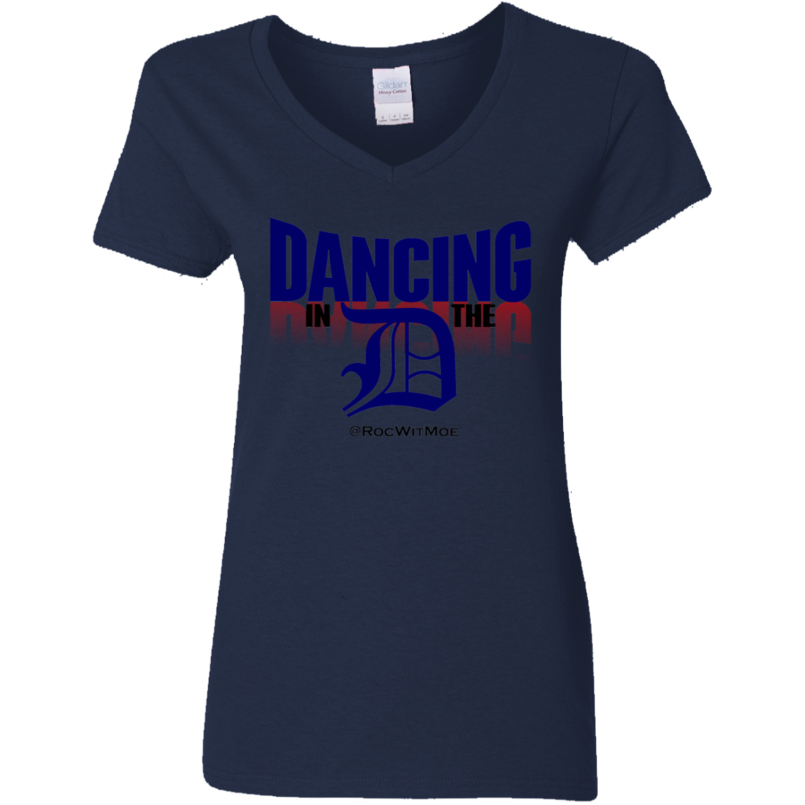 G500VL Ladies' 5.3 oz. V-Neck T-Shirt